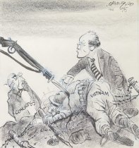 'All he needs is a little artificial respiration!'